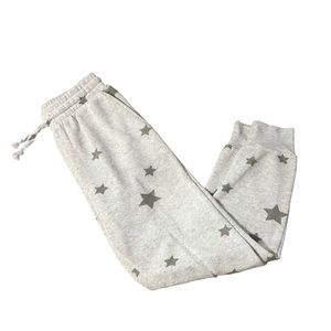 || NEW || Moral Fiber Gray & White Star Print Soft Sweatpants Women’s Medium